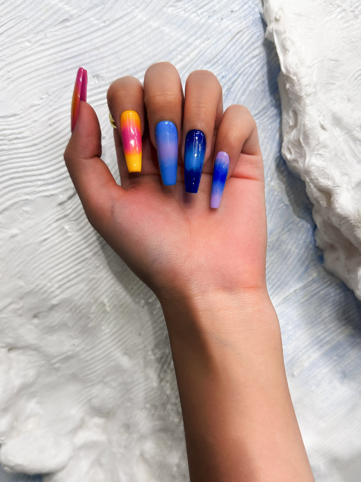 Rainbow Ombre Press on Nails, LGBT holidays