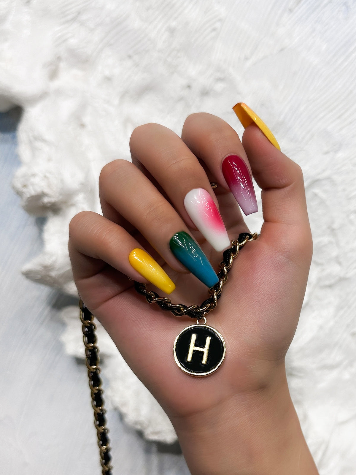 Colorful Press on Nails